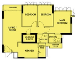 Blk 342C Yishun Ring Road (Yishun), HDB 4 Rooms #213079251